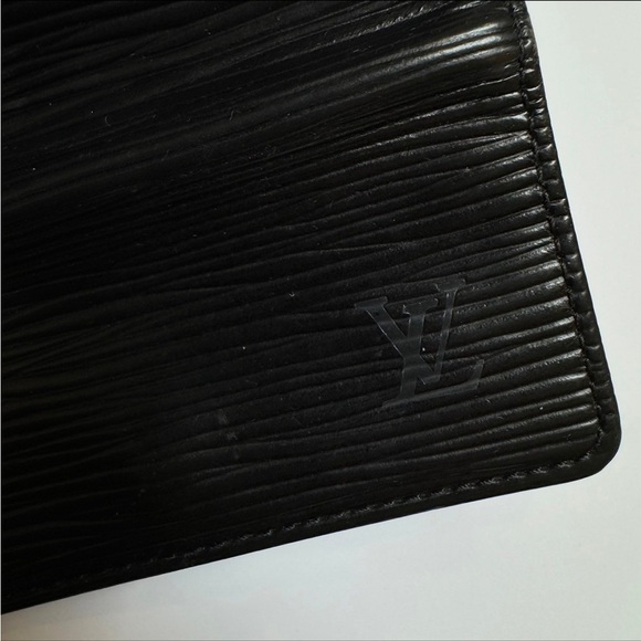 Louis Vuitton Key Case 4 Holder Chain Wallet Black Epi Leather Vintage - Picture 3 of 11